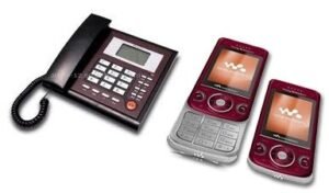 लैंडलाइन और मोबाइल फोन के