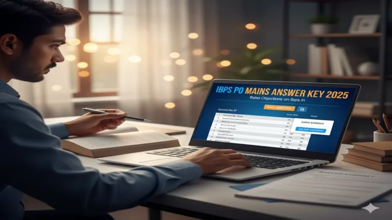 IBPS PO Mains answer key 2025 How to raise objections at ibps.in