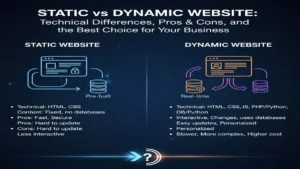 static-vs-dynamic-website-difference-in-hindi